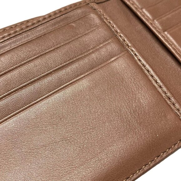 Auth COACH - Brown Leather Bill Holder - Picture 5 of 12